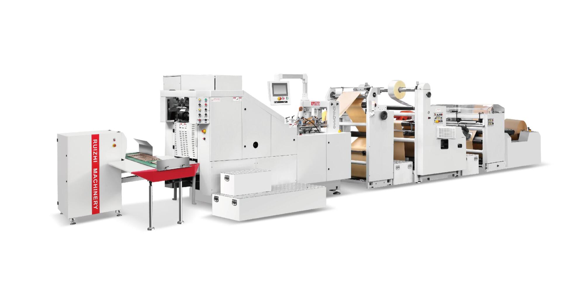 烘焙行業的包裝利器 RZFD-450AW連印刷面包包裝紙袋機