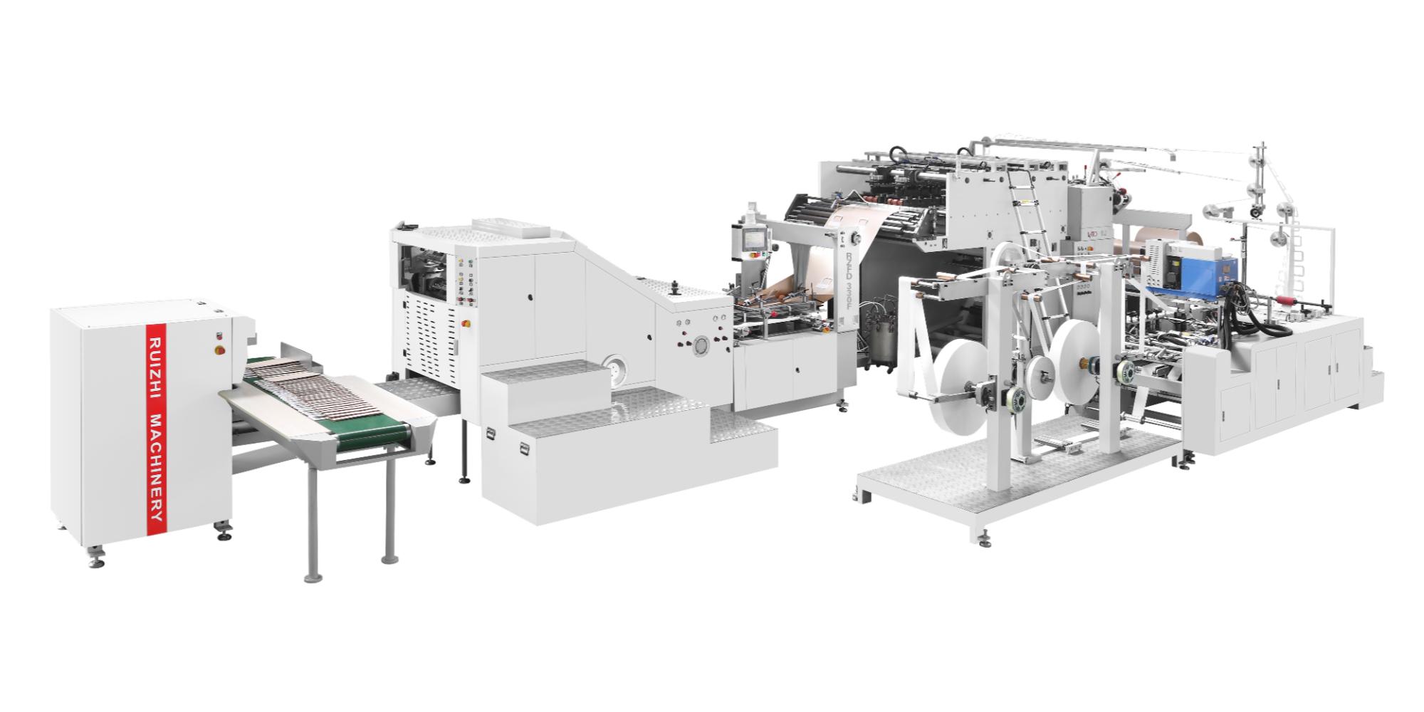 RZFD-330F扁繩手提袋方底紙袋機