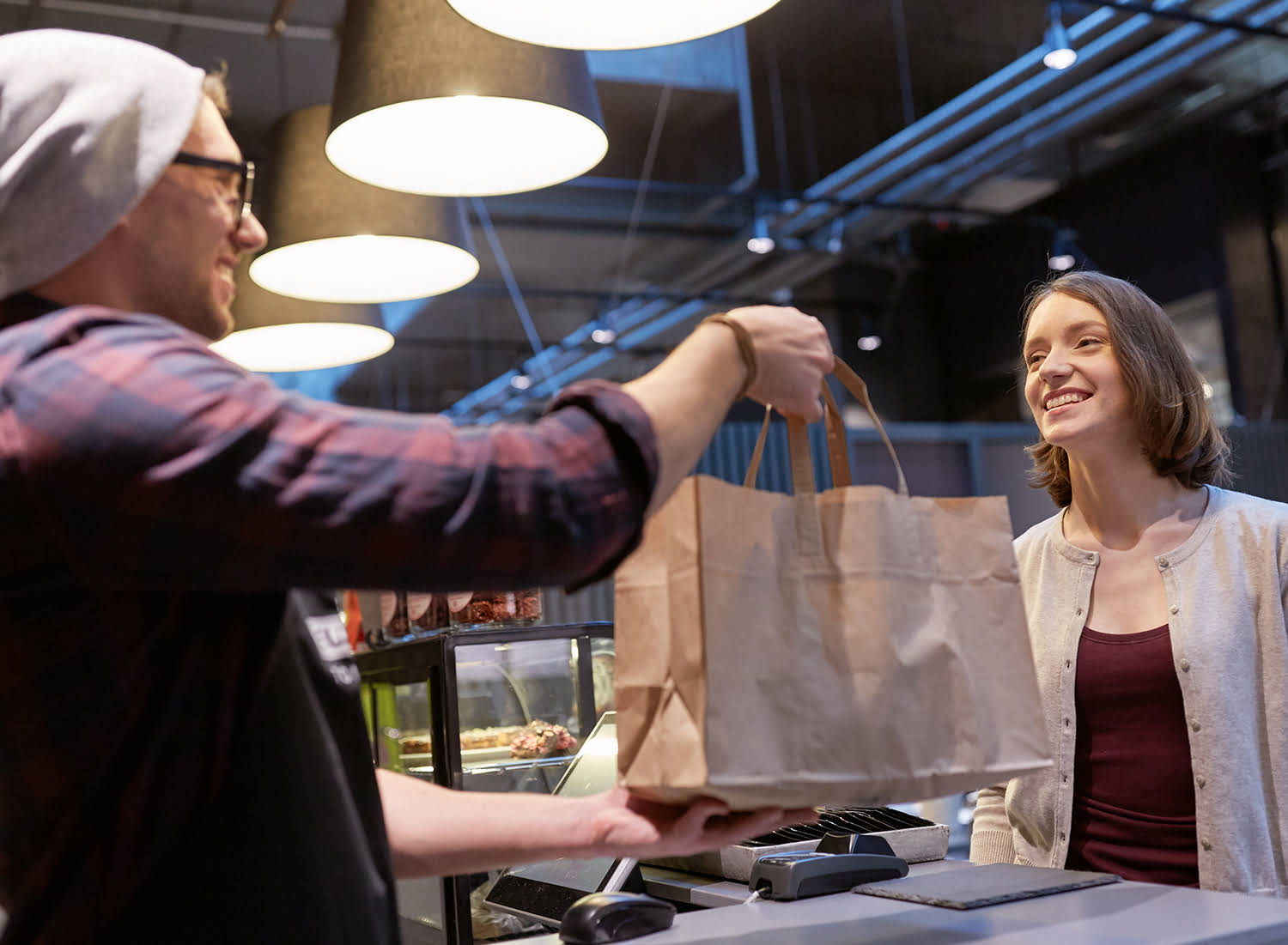 外賣(mài)一體手提袋紙袋機(jī)連印刷機(jī)